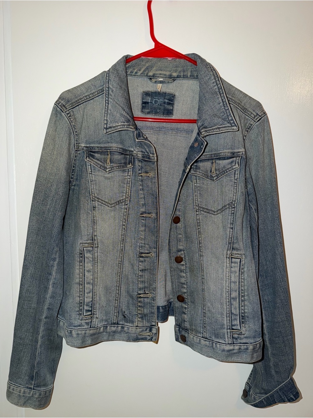 LOFT Denim Jacket - Light Blue Jean Jacket